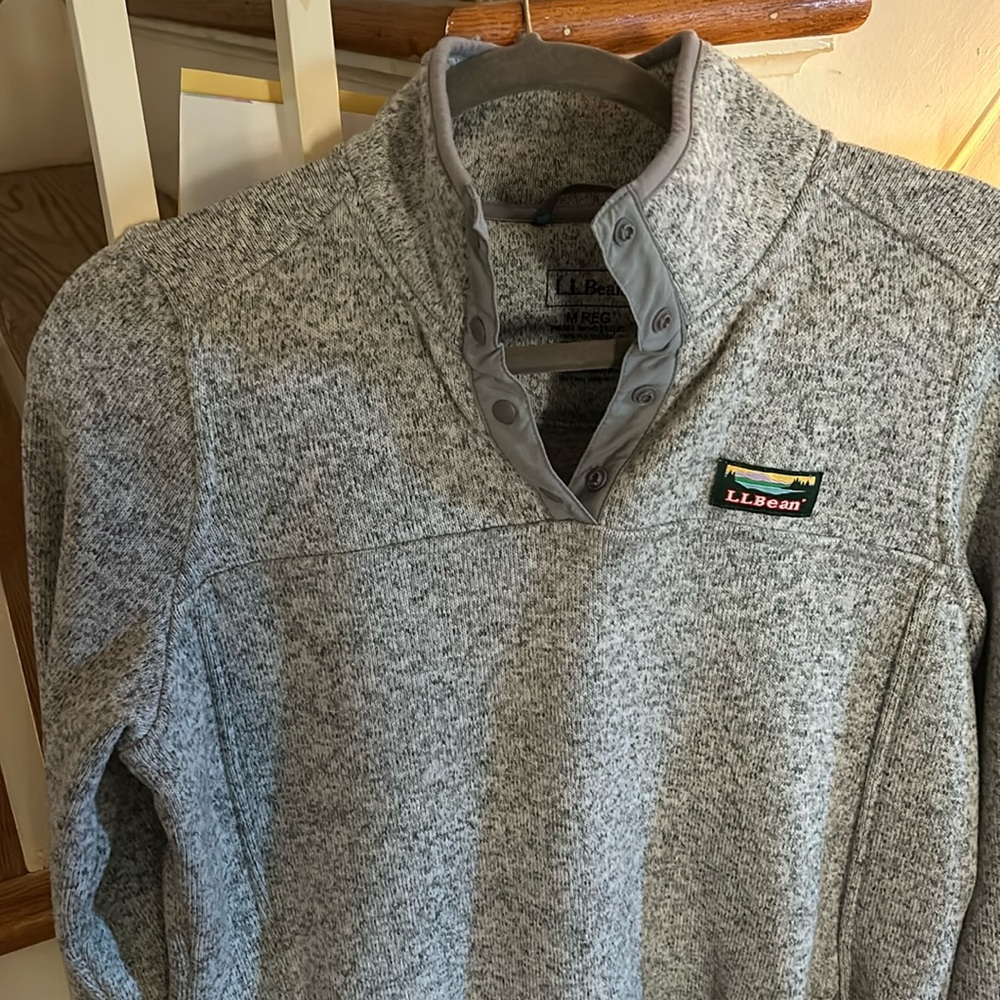LL Bean women’s fleece sweater pullover